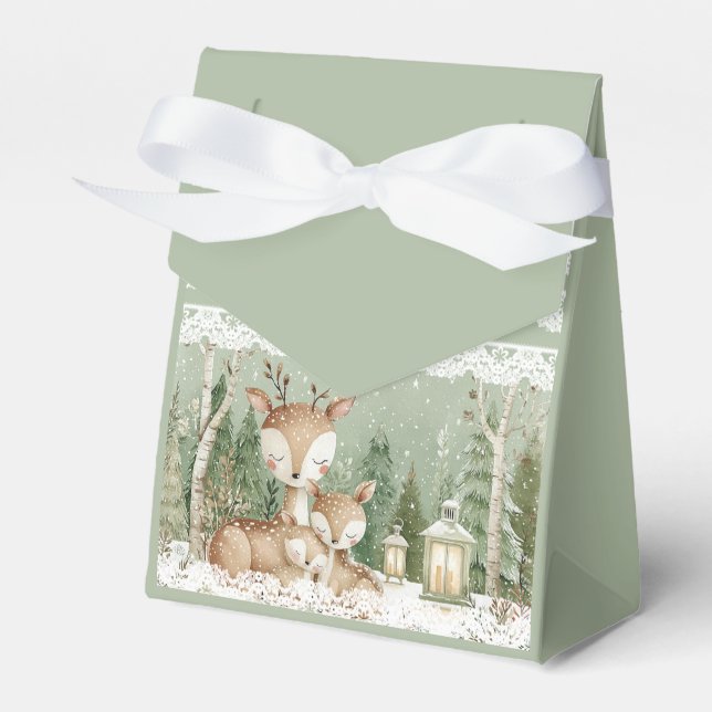 Caja Para Regalos Ciervo del bosque forestal (Front Side)