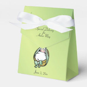 Caja Para Regalos Cigüeña de entrega de Chica o niño