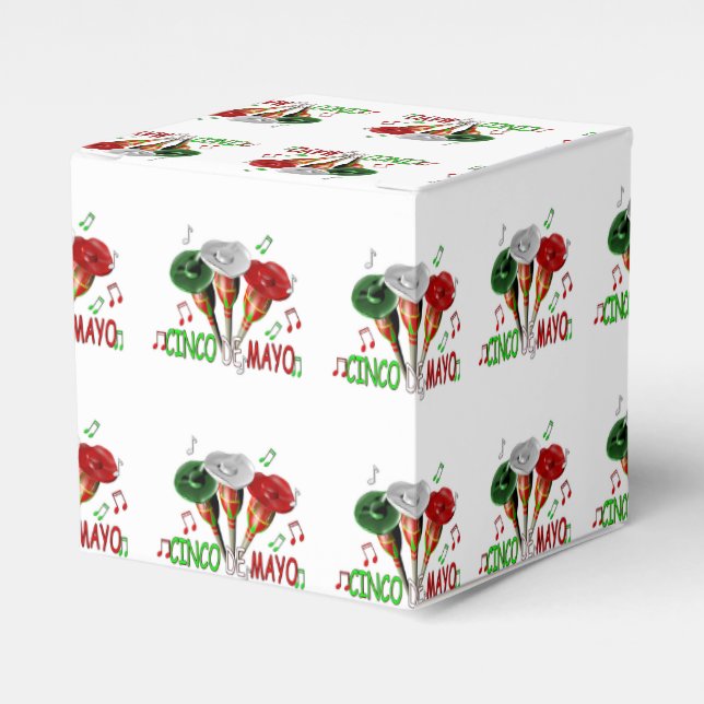 Caja Para Regalos Cinco de Mayo (Costado Anverso)