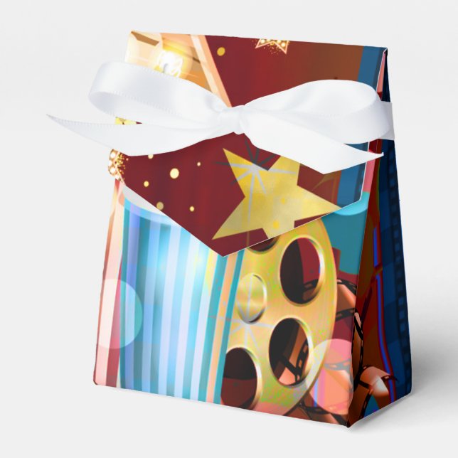 Caja Para Regalos Cine Cine Película Noche fiesta de cumpleaños (Front Side)