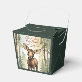 Caja Para Regalos Cinta pequeña Moose Baby Shower Género neutro