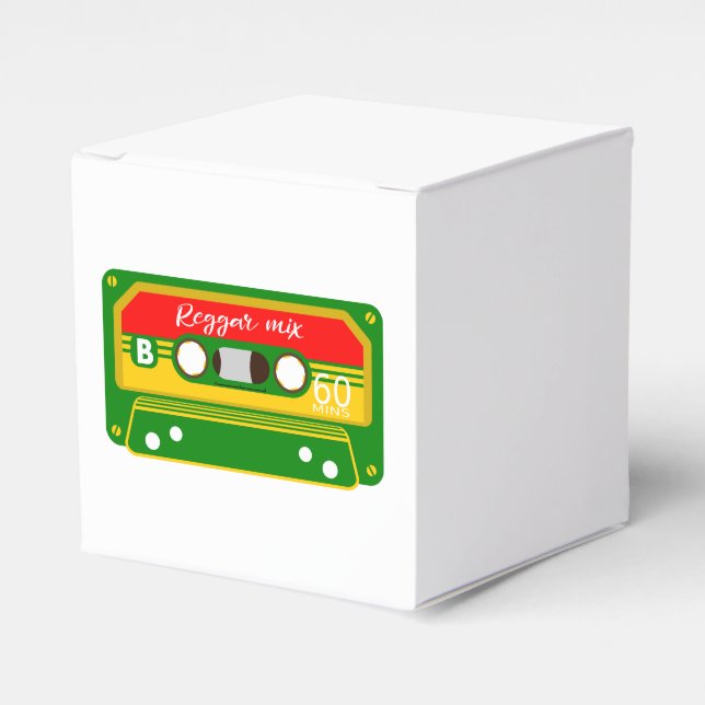 Caja Para Regalos Cinta Reggae Mix (Costado Anverso)