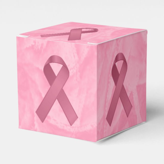 Caja Para Regalos Cinta rosa del diseñador (Costado Anverso)
