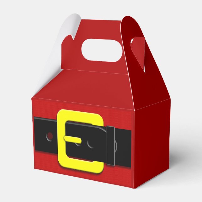 Caja Para Regalos Cinturón de Santa Claus (Front Side)