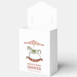 Caja Para Regalos Circo de Carnaval de Vintage Baby Shower