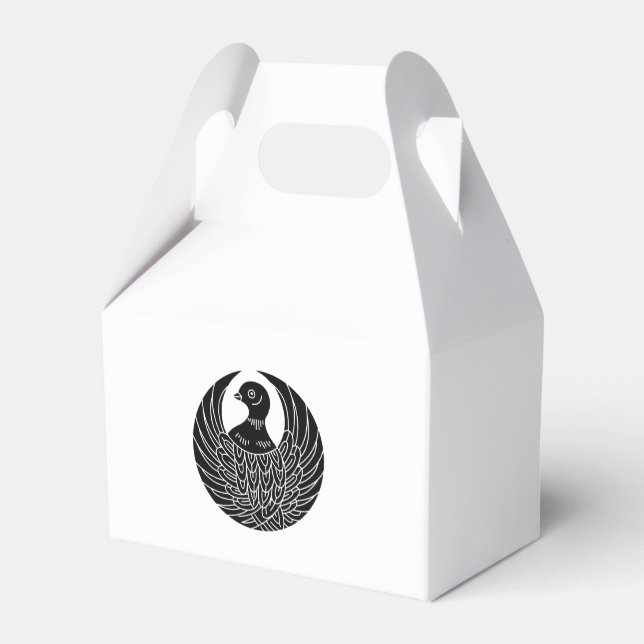 Caja Para Regalos círculo de palomas (Reverso)