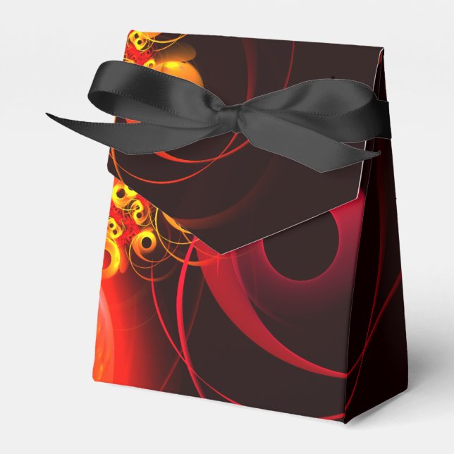 Caja Para Regalos Círculos coloridos Patrón de arte abstracto modern (Front Side)