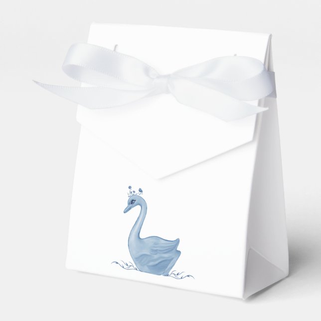 Caja Para Regalos Cisne azul (Front Side)