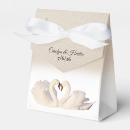 Caja Para Regalos Cisnes románticos