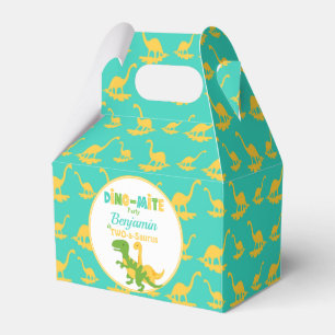Caja Para Regalos Cita Dinosaurios Boys Age -A-Saurus Cumpleaños