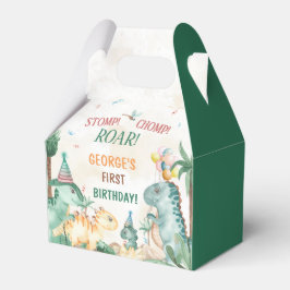 Caja Para Regalos Cita Dinosaurios Primera fiesta de cumpleaños
