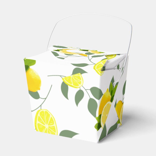 Caja Para Regalos Cítricos TROPICAL SUMMER FRUTA Naranja Lemon Slice (Front Side)