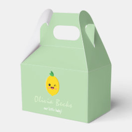 Caja Para Regalos Citrus Lemon Baby Shower