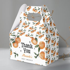 Caja Para Regalos Citrus Orange Little Cutie Thank You