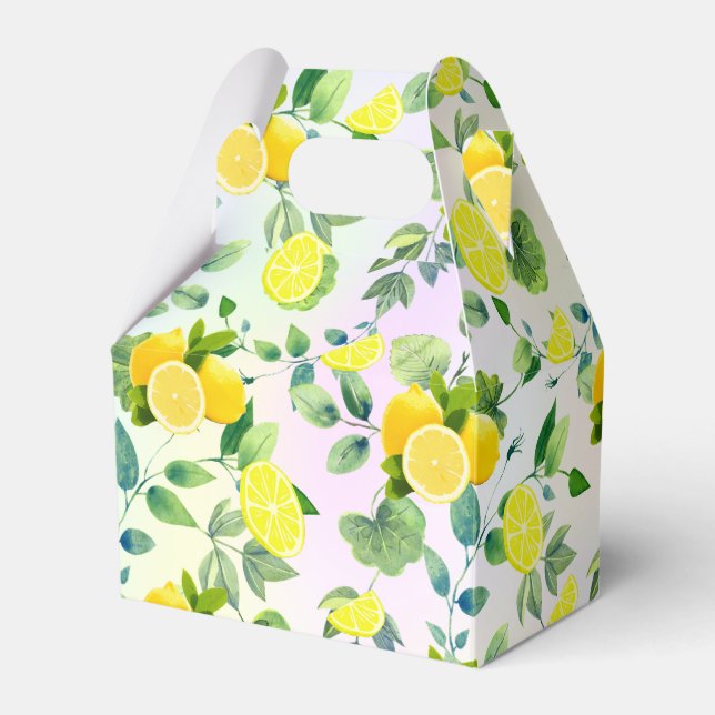 Caja Para Regalos Citrus tropical verano Naranja fresco limón Slice (Front Side)