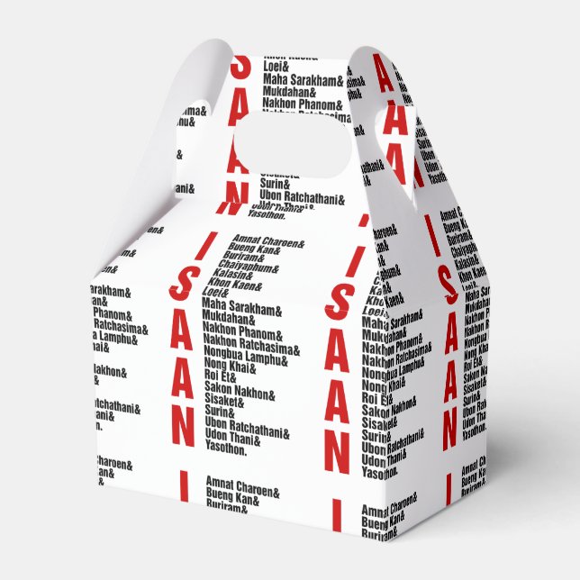 Caja Para Regalos Ciudades de Isaán, Tailandia (Front Side)