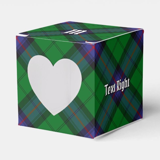 Caja Para Regalos Clan Armstrong Tartan Favor Box (Anverso)