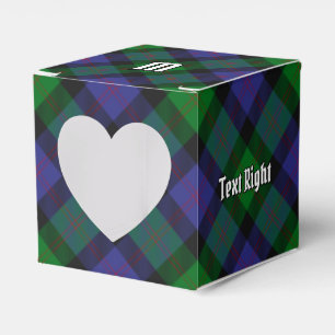 Caja Para Regalos Clan Blair Tartan Favor Box