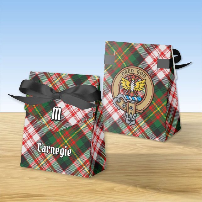 Caja Para Regalos Clan Carnegie Escudo por Vestir Tartán (Subido por el creador)