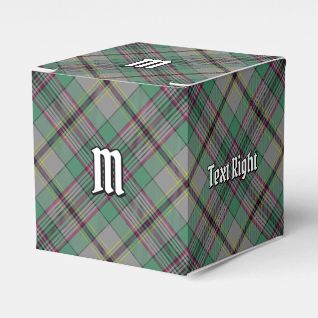 Caja Para Regalos Clan Craig Tartan Favor Box (Costado Anverso)