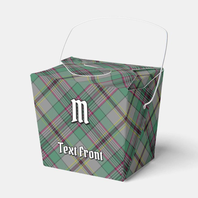 Caja Para Regalos Clan Craig Tartan Favor Box (Front Side)