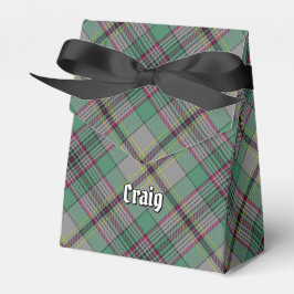 Caja Para Regalos Clan Craig Tartan Favor Box