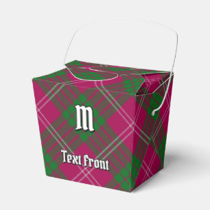 Caja Para Regalos Clan Crawford Tartan Favor Box