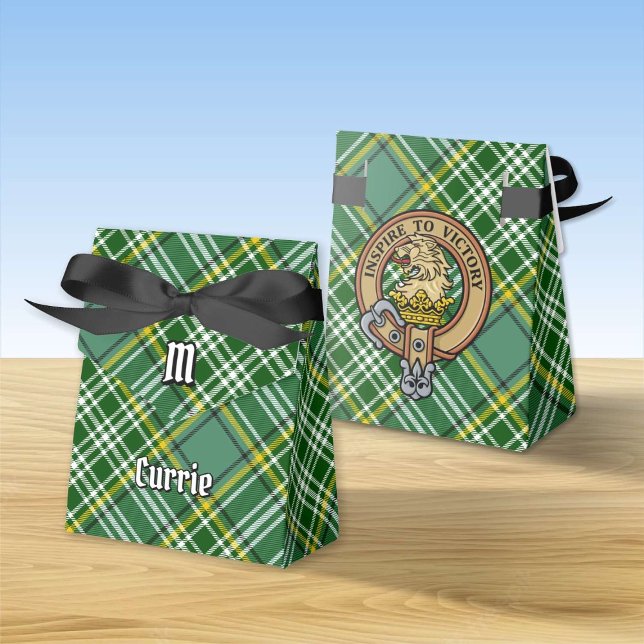 Caja Para Regalos Clan Currie Lion Escudo sobre Tartán (Subido por el creador)