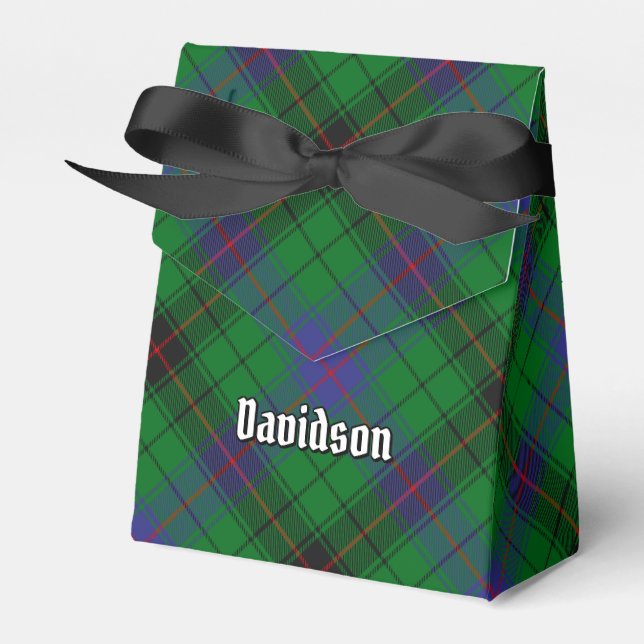Caja Para Regalos Clan Davidson Tartan (Front Side)