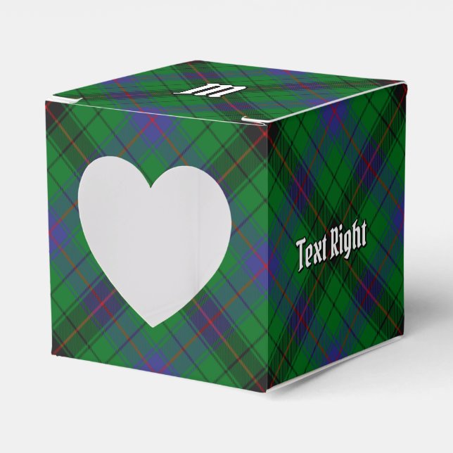 Caja Para Regalos Clan Davidson Tartan (Anverso)