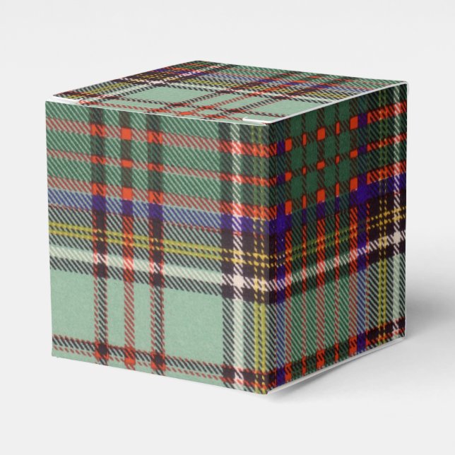 Caja Para Regalos Clan de Anderson Plaid Scottish tartan (Costado Anverso)