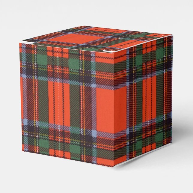 Caja Para Regalos Clan de Stewart Real Plaid Scottish tartan (Costado Anverso)