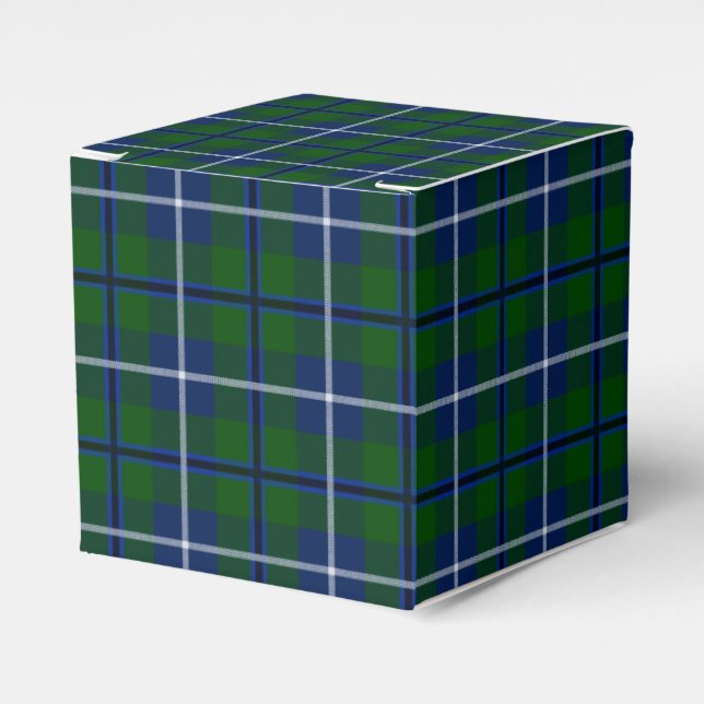 Caja Para Regalos Clan Douglas Tartan (Costado Anverso)
