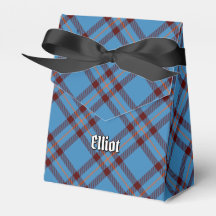 Clan Elliot Antiguo Tartán Favor Box