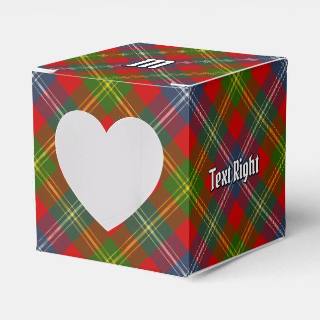 Caja Para Regalos Clan Forrester Tartan (Anverso)