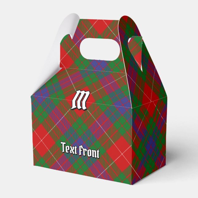 Caja Para Regalos Clan Fraser Tartan Favor Box (Front Side)