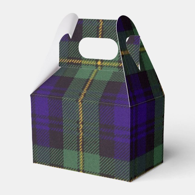 Caja Para Regalos Clan Gordon Plaid Scottish tartan (Front Side)