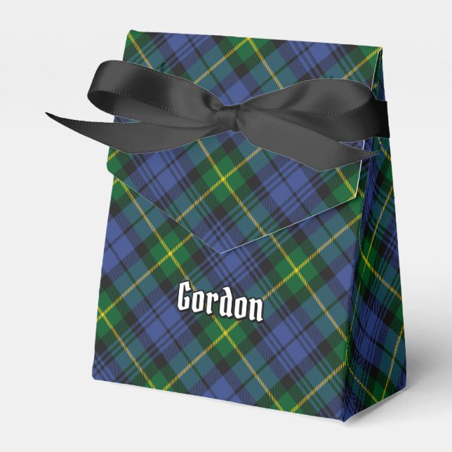 Caja Para Regalos Clan Gordon Tartan Favor Box (Front Side)