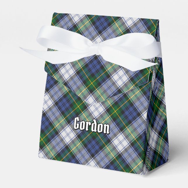 Caja Para Regalos Clan Gordon Vestir Tartan Favor Box (Front Side)