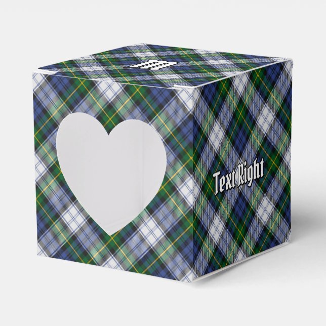 Caja Para Regalos Clan Gordon Vestir Tartan Favor Box (Anverso)