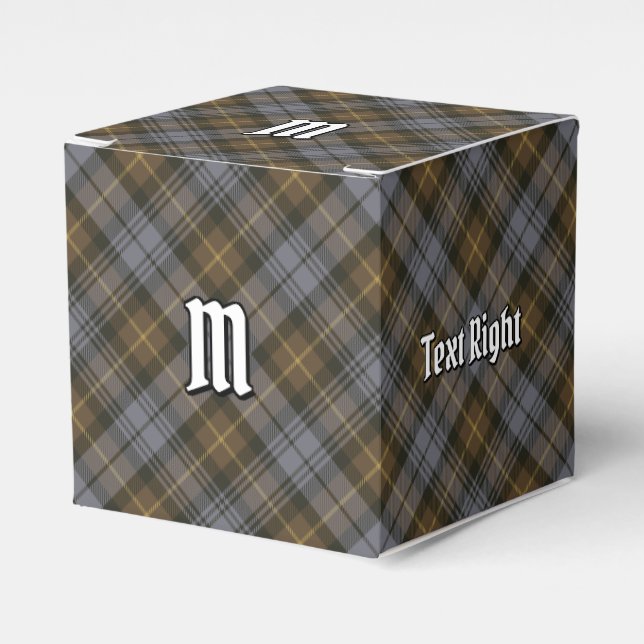 Caja Para Regalos Clan Gordon Weathered Tartan Favor Box (Costado Anverso)