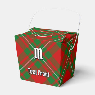 Caja Para Regalos Clan Gregor Tartan Favor Box