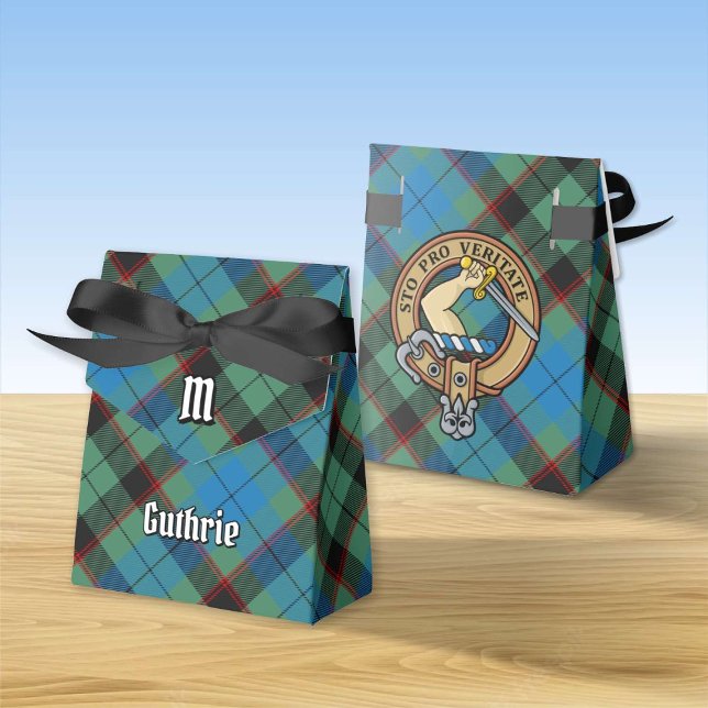 Caja Para Regalos Clan Guthrie Escudo por Tartán (Subido por el creador)