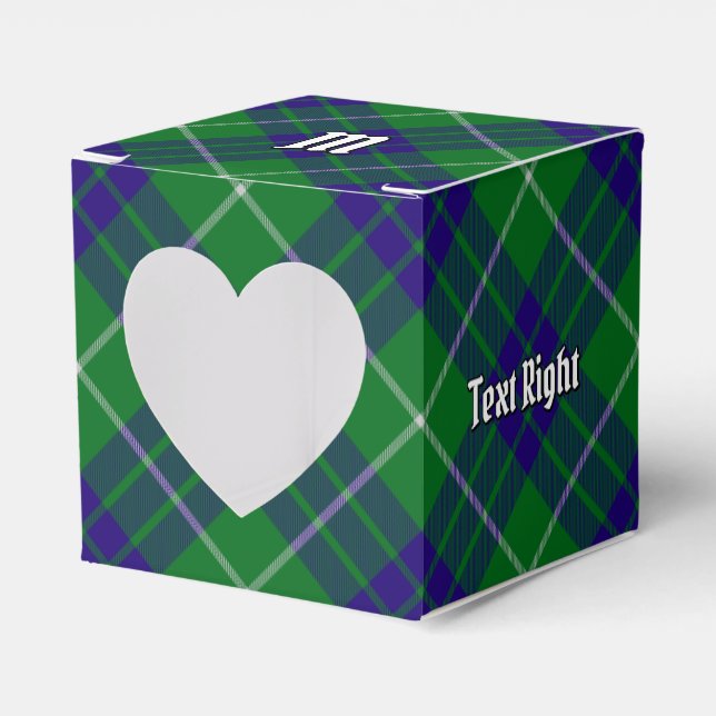 Caja Para Regalos Clan Hamilton Hunting Tartan Favor Box (Anverso)