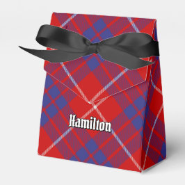 Caja Para Regalos Clan Hamilton Red Tartan Favor Box