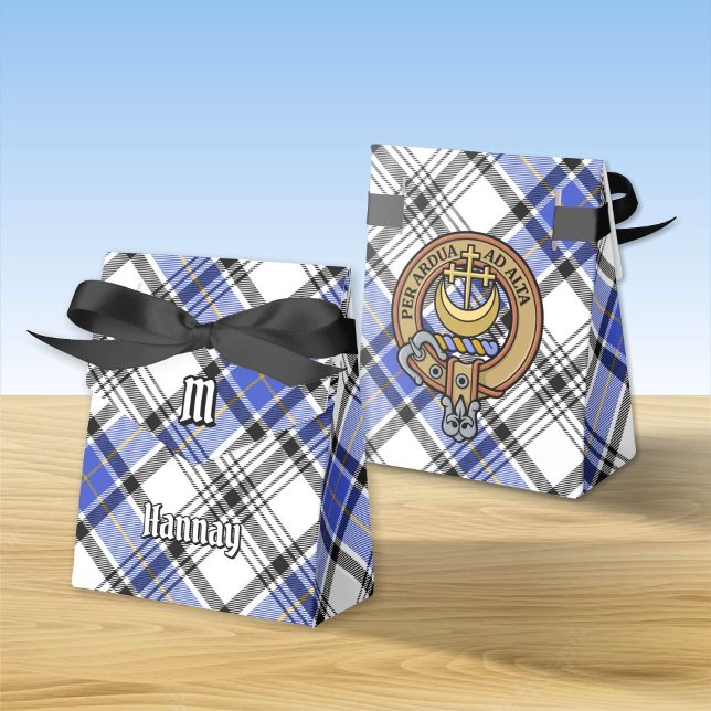 Caja Para Regalos Clan Hannay Escudo sobre Tartán (Subido por el creador)