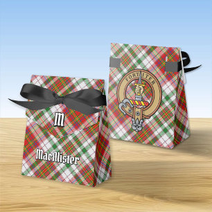 Caja Para Regalos Clan MacAlister Escudo por Vestir Tartán