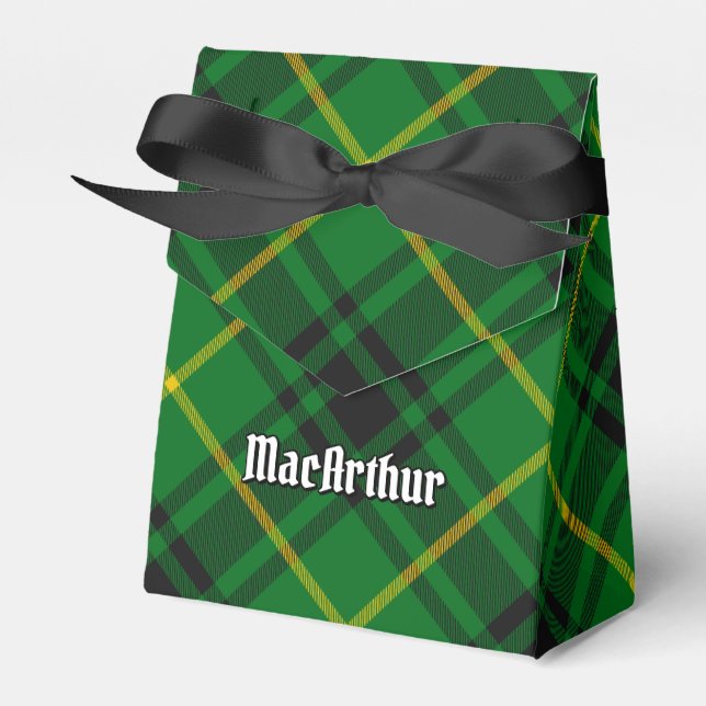 Caja Para Regalos Clan MacArthur Tartan (Front Side)