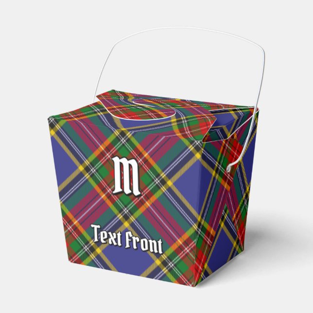 Caja Para Regalos Clan MacBeth Tartan Favor Box (Front Side)