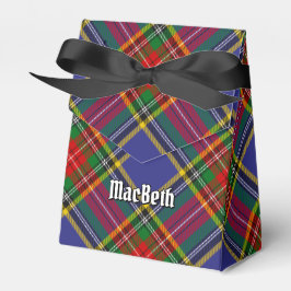 Caja Para Regalos Clan MacBeth Tartan Favor Box